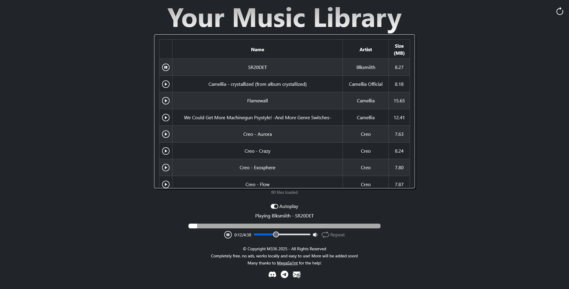 Online Music Library preview image